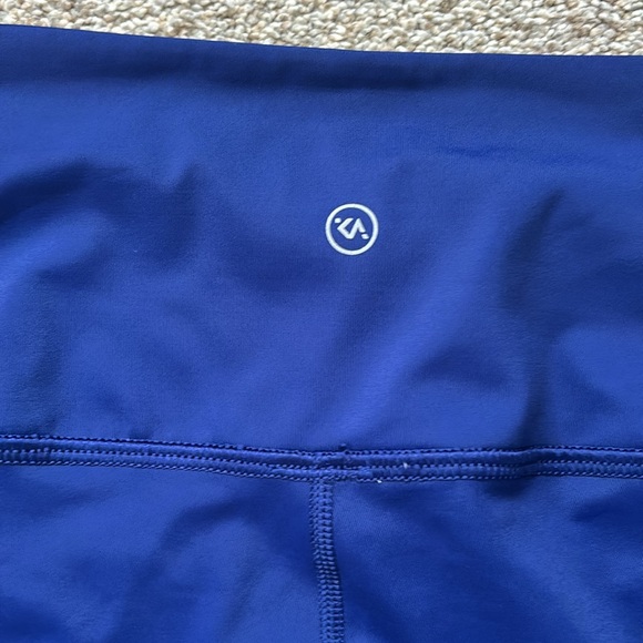 Kaira Active leggings, women’s L; gently used; bright blue/Ankle length - Picture 7 of 9